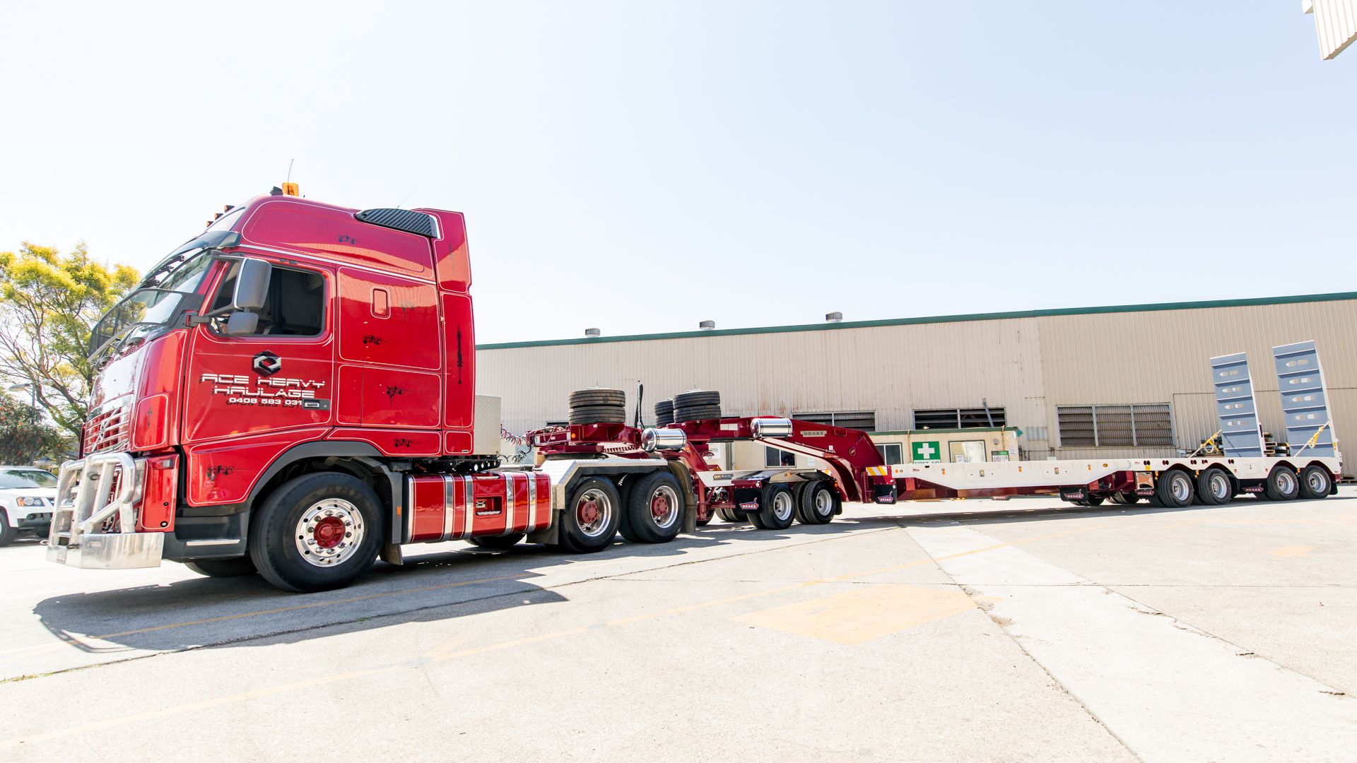 Ace Heavy Haulage Deck Widener trailer