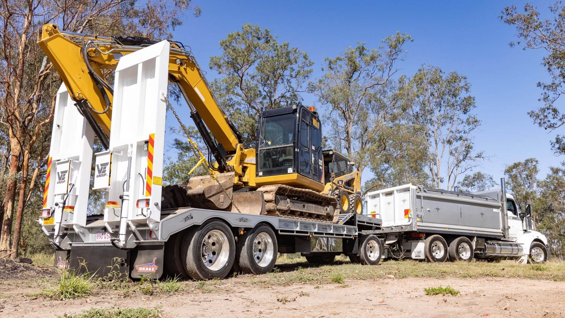 VE Group's refurbished trailer out on the road