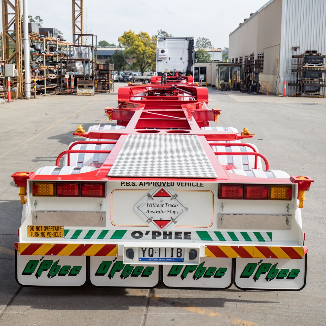 FCN Logistics heavy haulage trailer