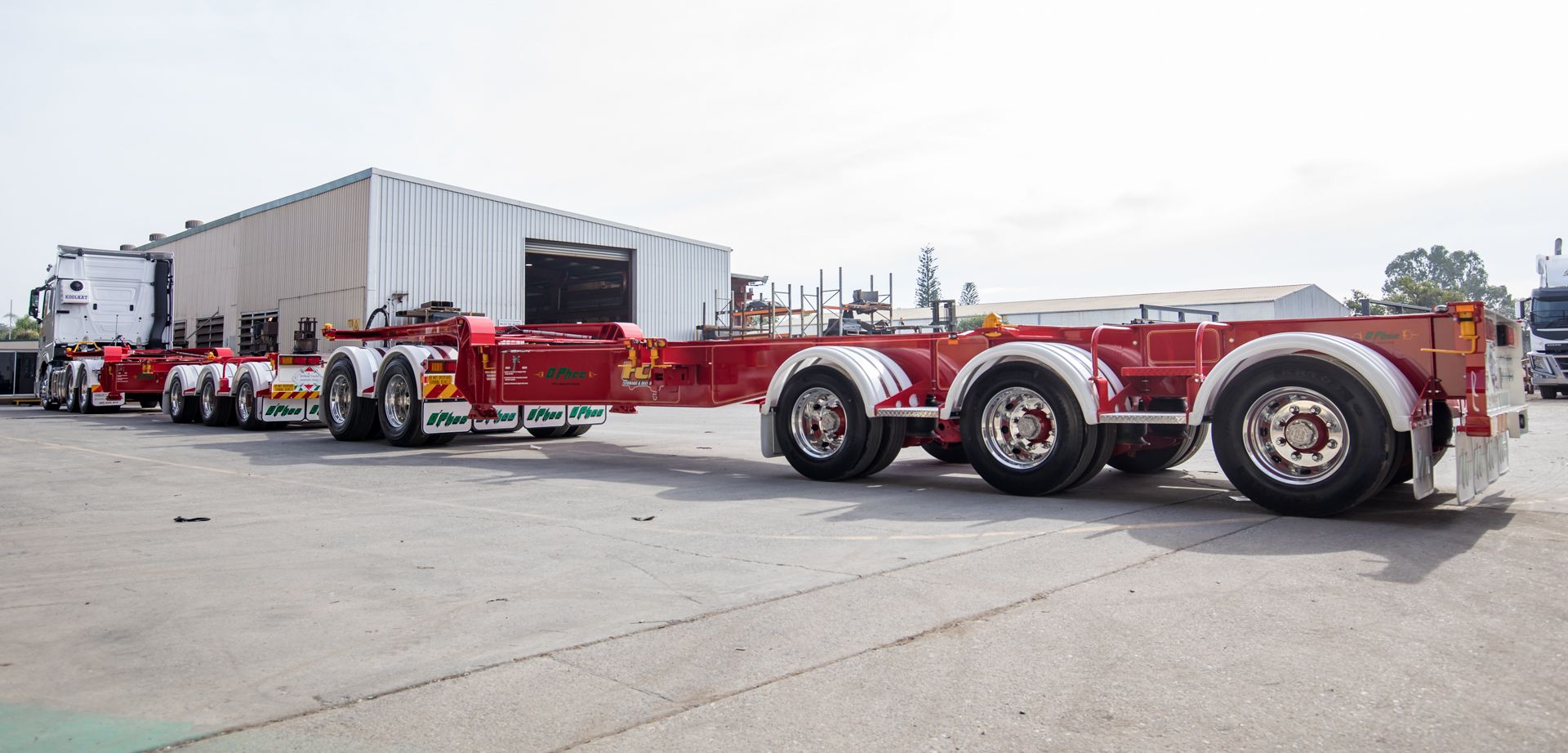 FCN Logistics heavy haulage trailer