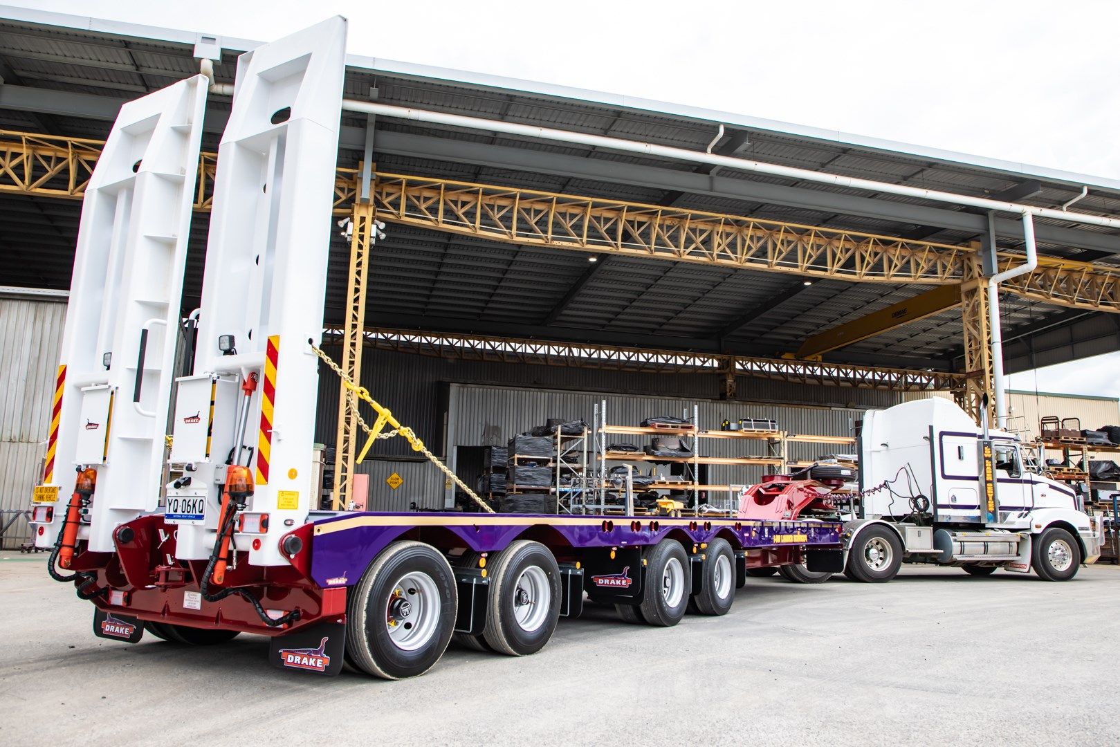 Low Loader Services Go Old School Ford With Their 4X4 Deck Widener ...