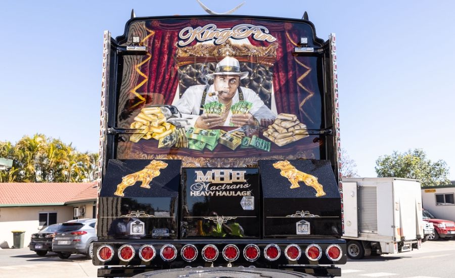 Mactrans Mack Truck Mural of Al Capone