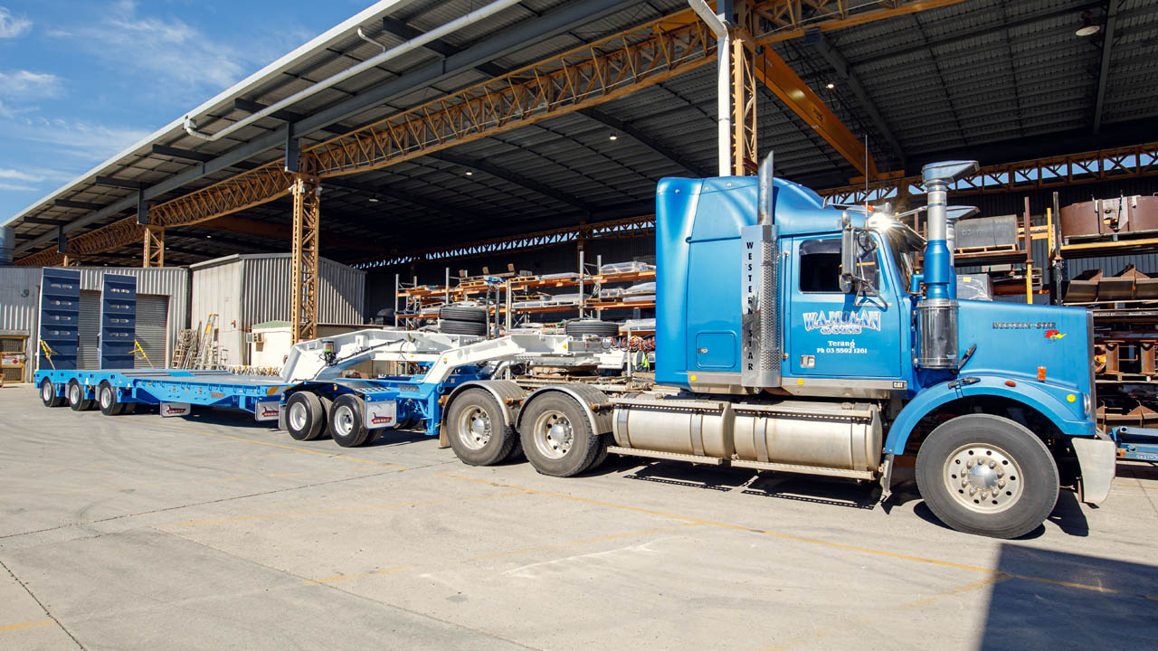 WA Molan Sons 3x4 Full Widener and 2x4 Dolly 1
