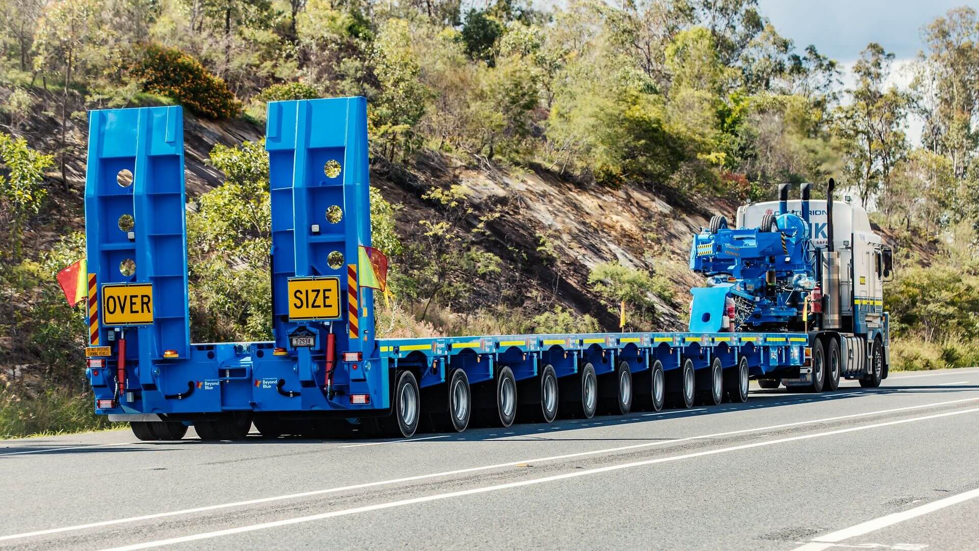 10×8 steerable for rio tinto painted “Beyond Blue”