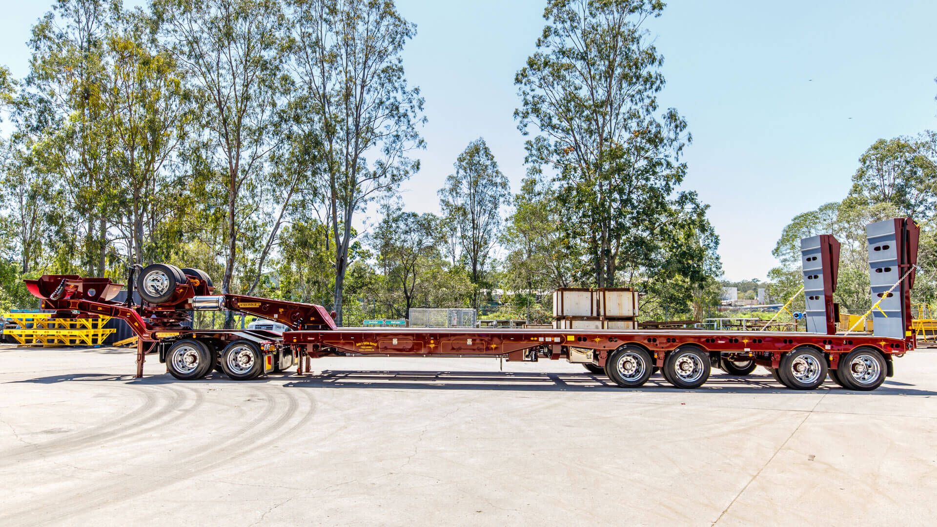 Full Widener Low Loader trailer