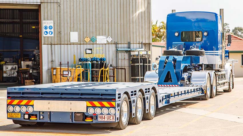 low loader trailer