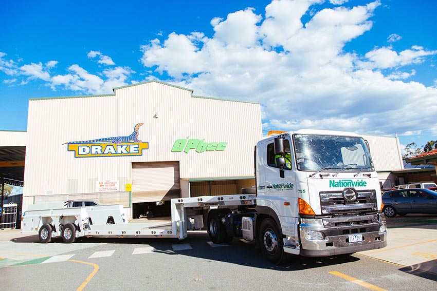 Nationwide Towing Transport Forklift Trailer