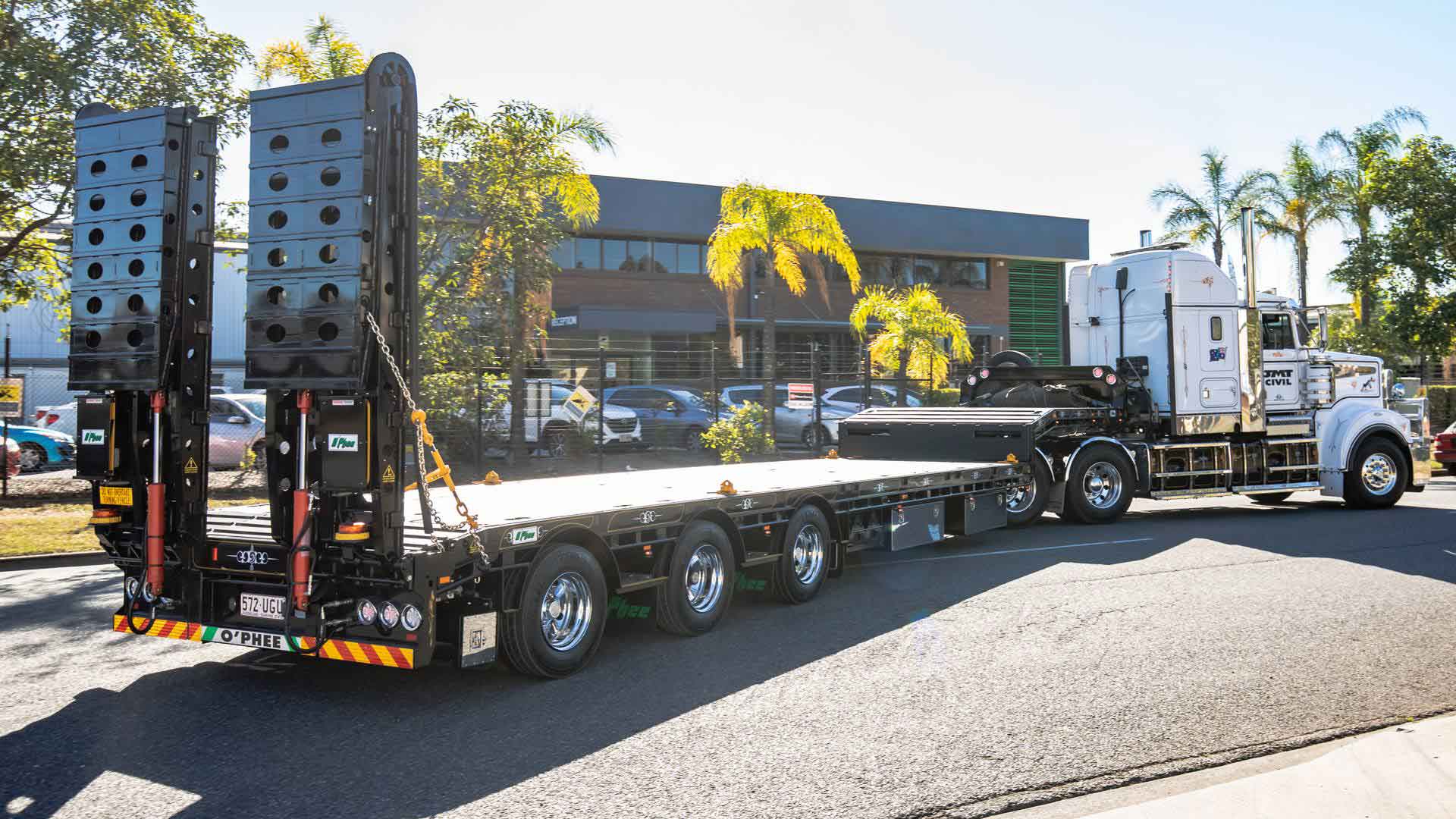 heavy haulage trailer