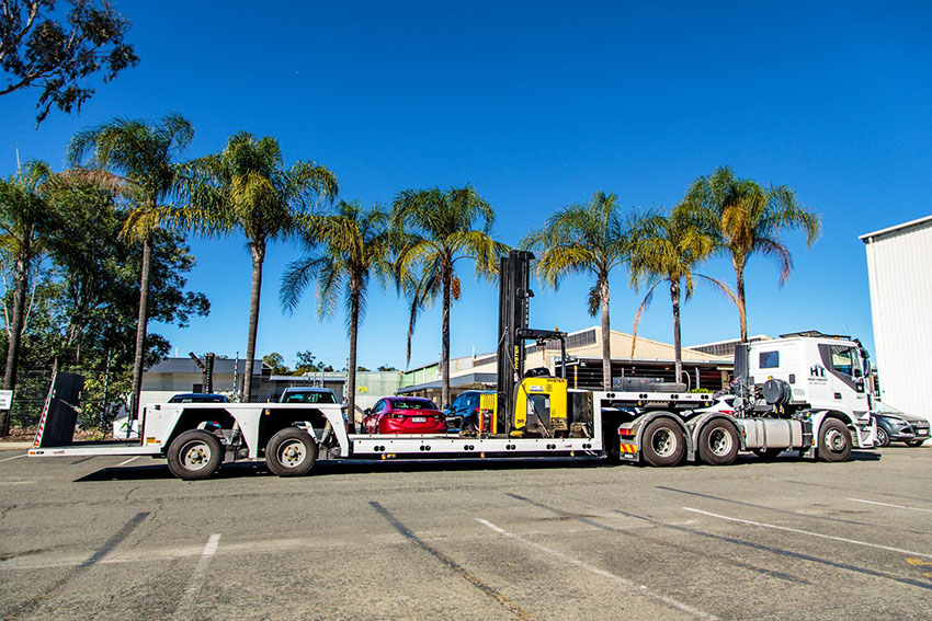 Howie Transport Drake Trailer Forklift Trailer