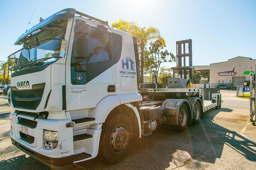 Howie Transport Drake Trailer Forklift Trailer