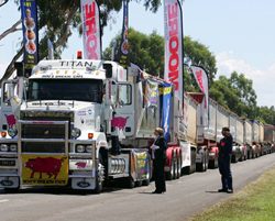 The longest road train in history still holds the world record