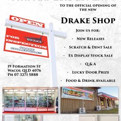 You’re invited to the new Drake Collectibles open day